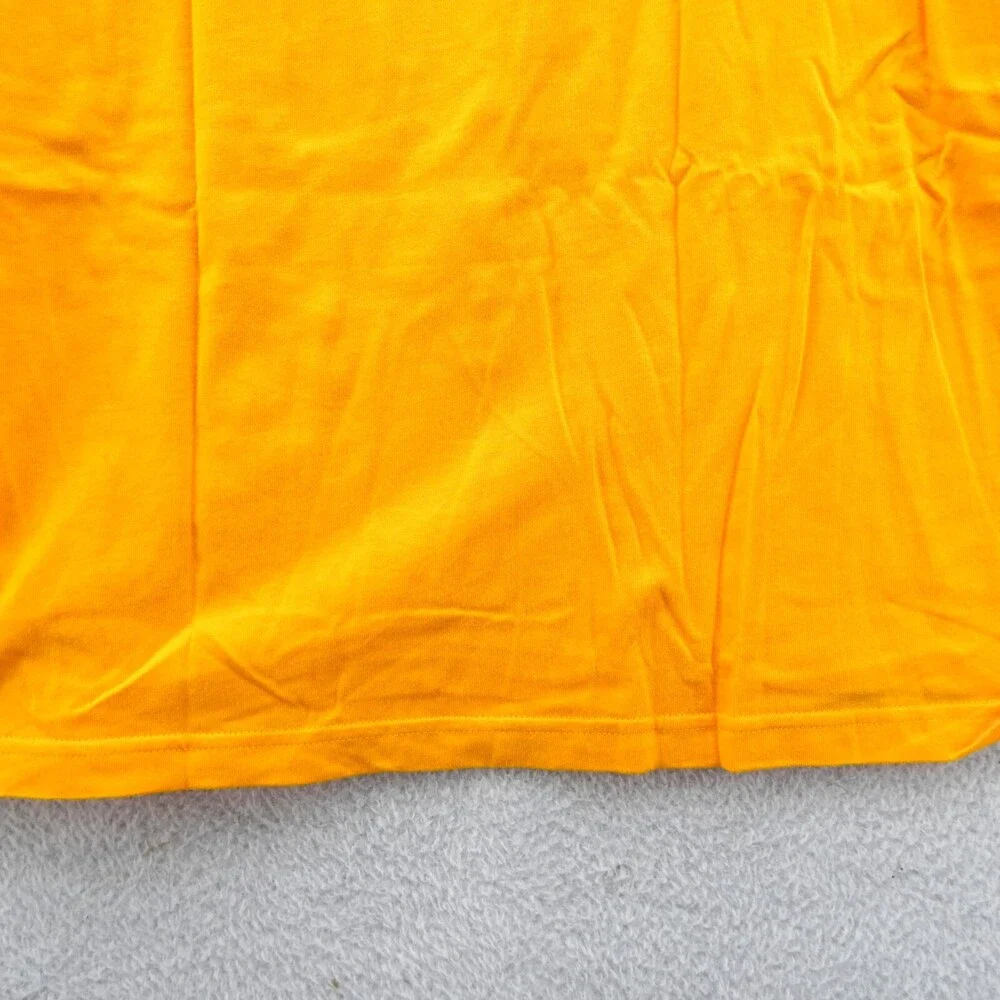 Nashville Predators Shirt Mens Medium Adidas‎ Yellow NHL Hockey Tee Athletic New